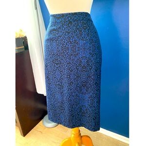 Black & Blue Halogen Skirt